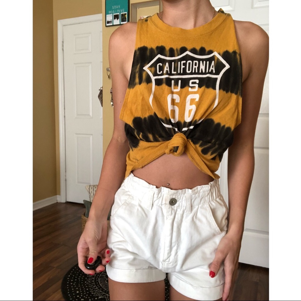 Forever21 tie dye crop tank
